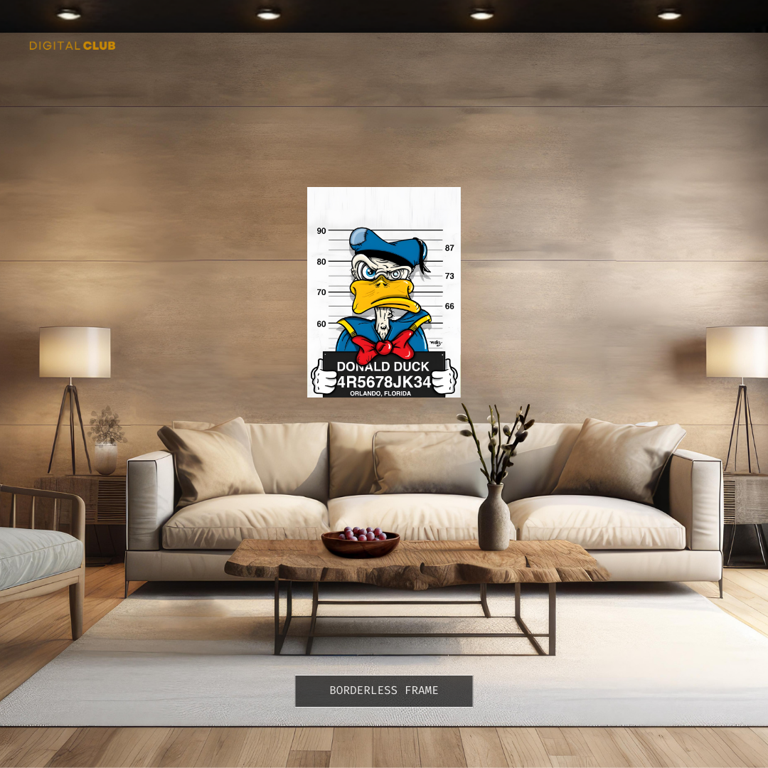 Donald Duck - Disney Artwork - Premium Wall Art