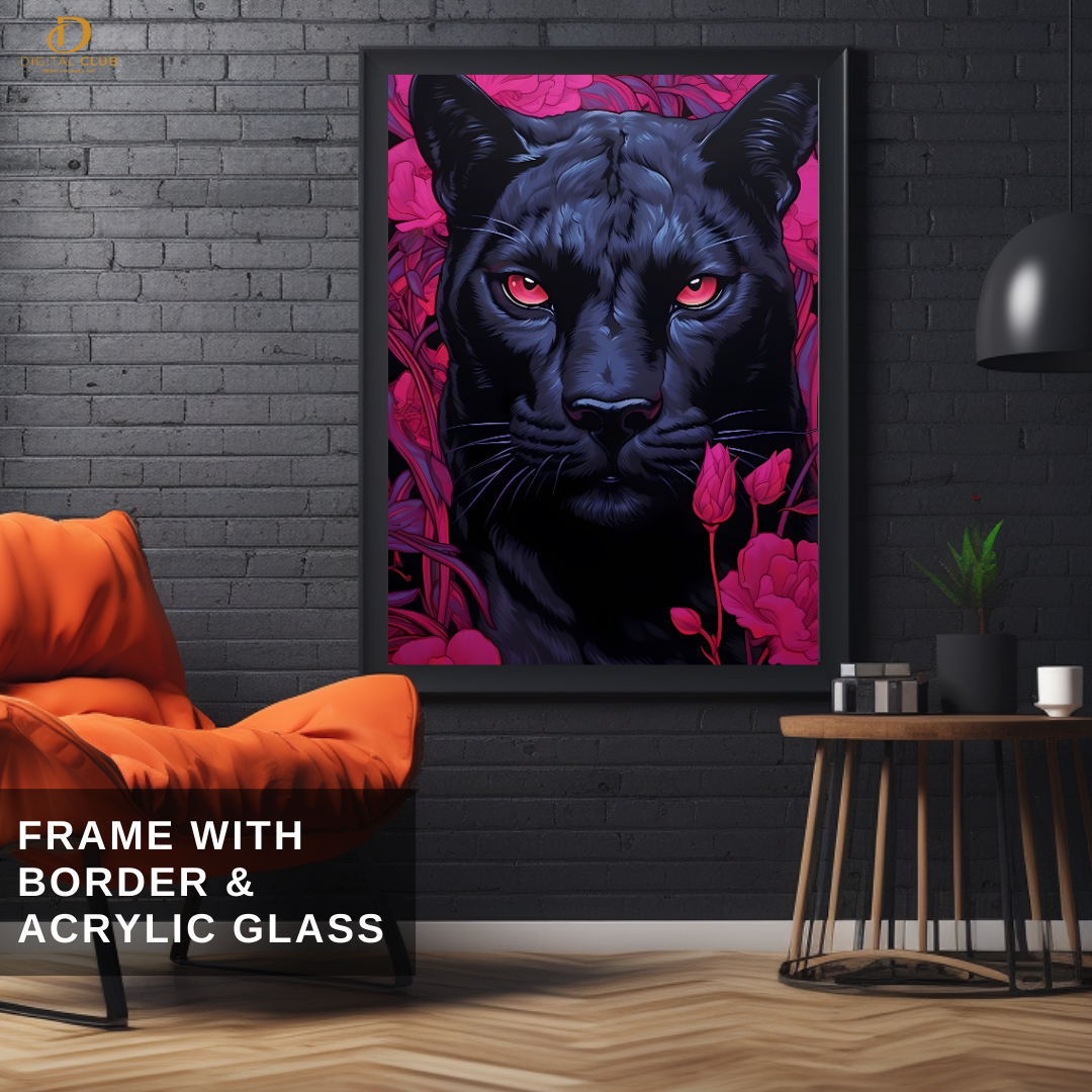 Black Panther - Animal - Premium Wall Art