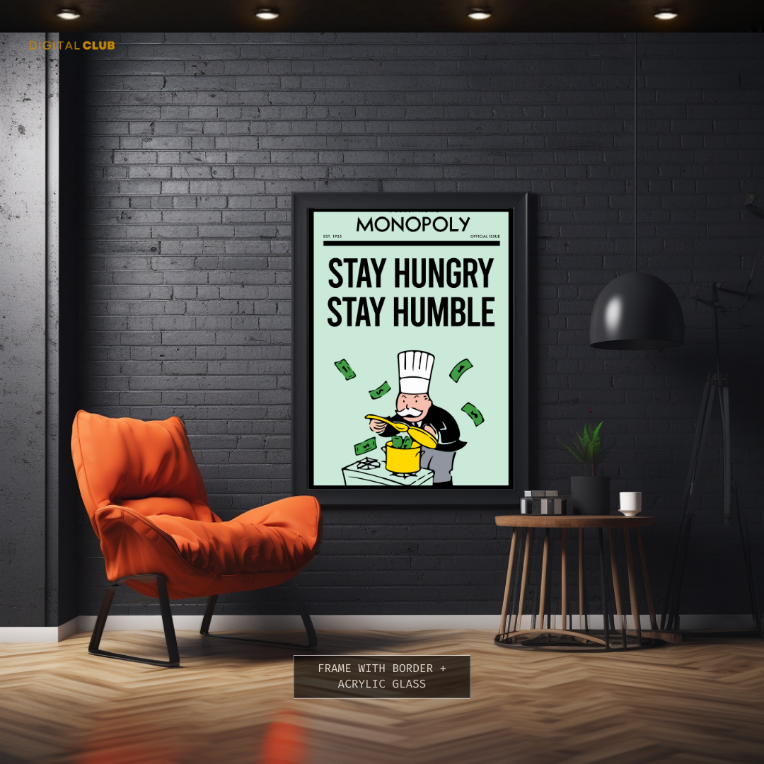 Monopoly Quote 4 Premium Wall Art