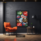 Drink Caps Premium Wall Art