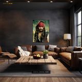 Johnny Depp Pirates of the Caribbean Premium Wall Art