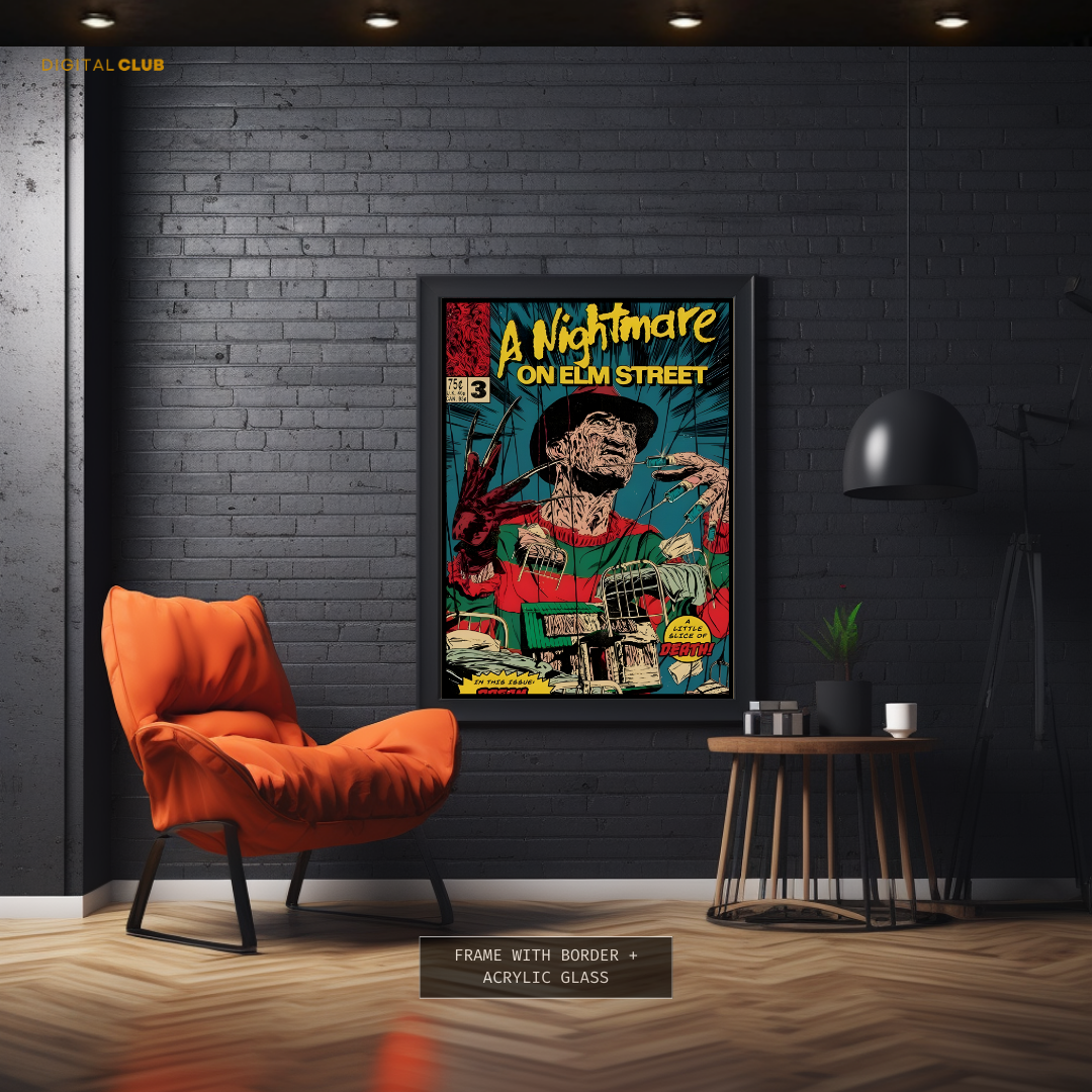 A Nightmare on Elm Street Movie Premium Wall Art