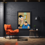 Tin Tin  - Cartoon Character 1 - Premium Wall Art