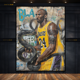 Kobe Bryant Black Mamba 1 Premium Wall Art