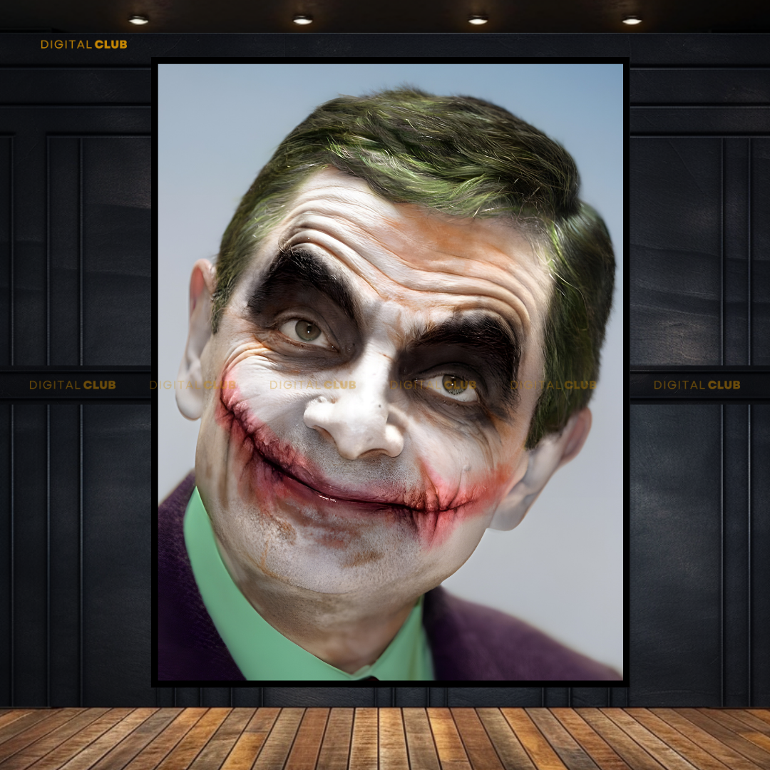 Mr Bean - Joker - Premium Wall Art