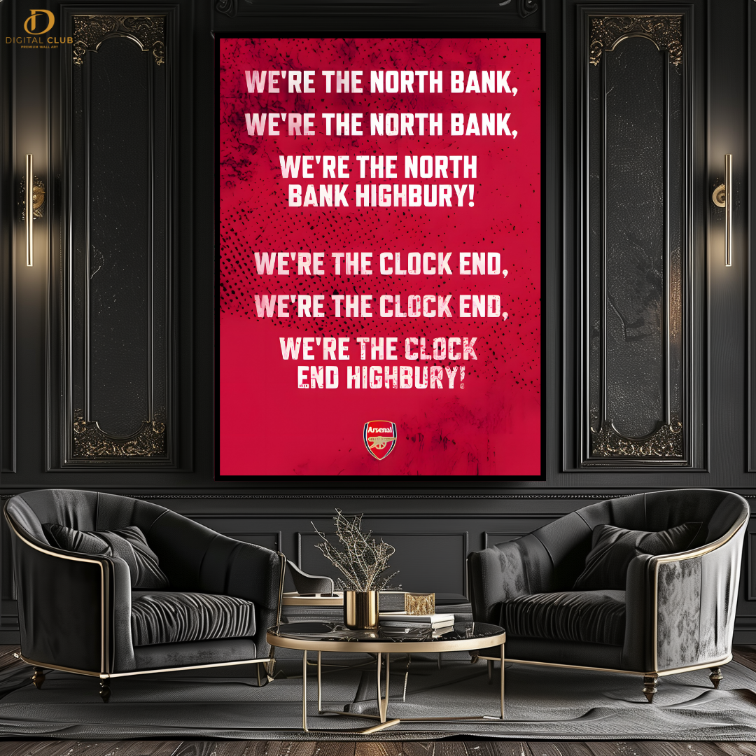 Arsenal FC - Artwork - Premium Wall Art