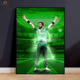 Shaheen Afridi 1 - Cricket - Premium Wall Art