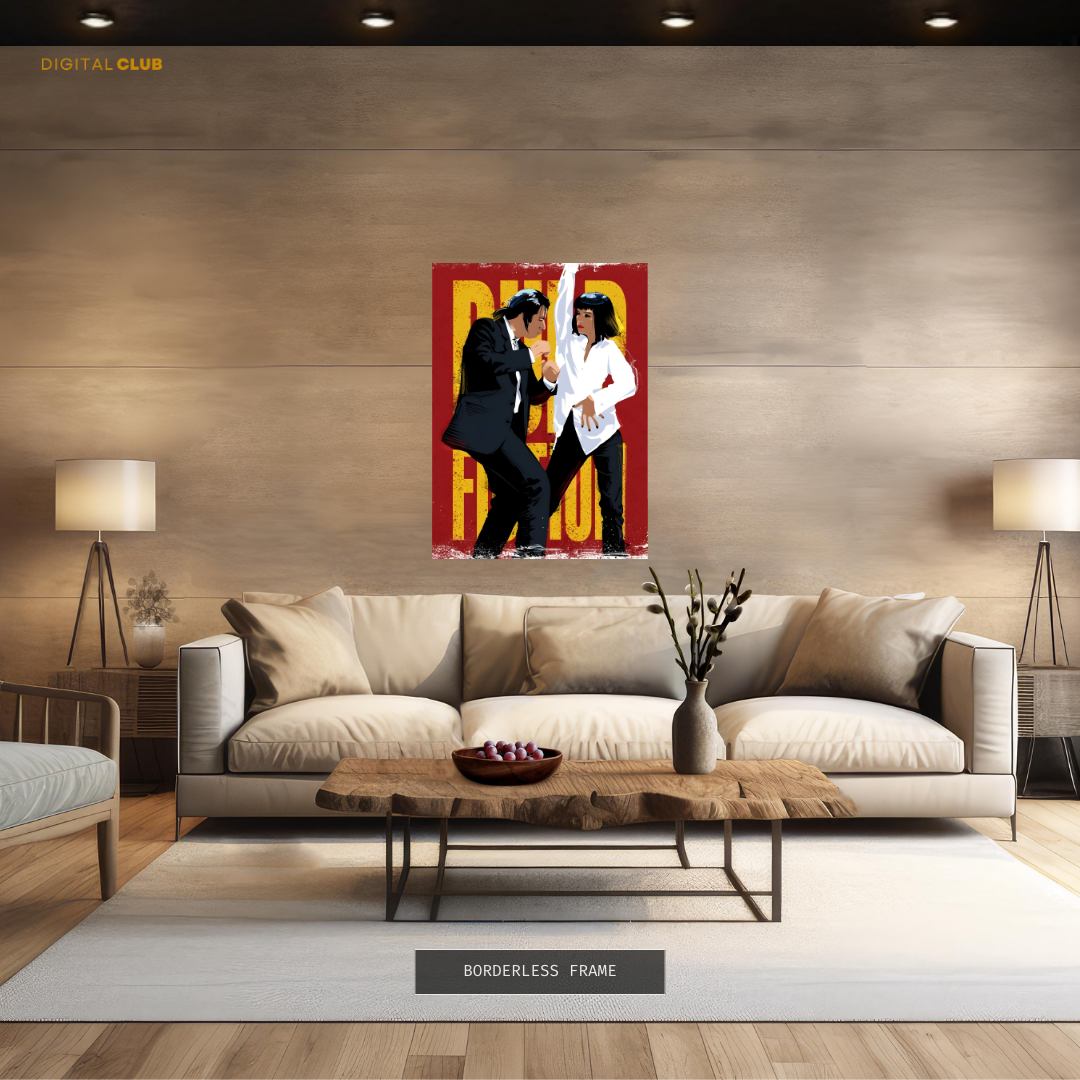 Pulp Fiction Movie Artwork Premium Wall Art