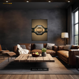 UFC Champ Gold Belt Premium Wall Art