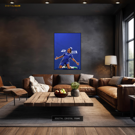 Drogba Chelsea - Football - Premium Wall Art