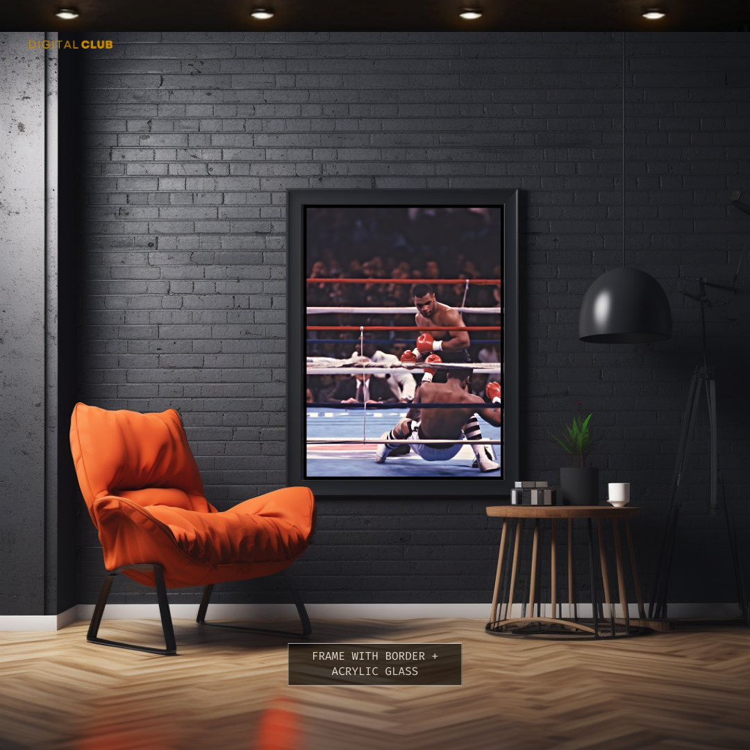 Mike Tyson KO Premium Wall Art