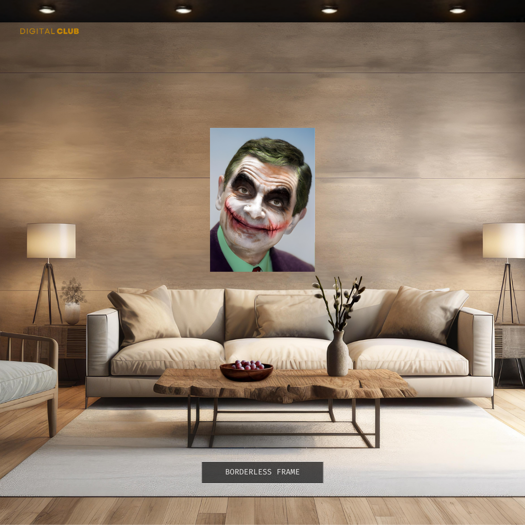 Mr Bean - Joker - Premium Wall Art