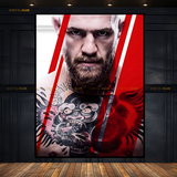 Connor McGregor Double Champ Premium Wall Art