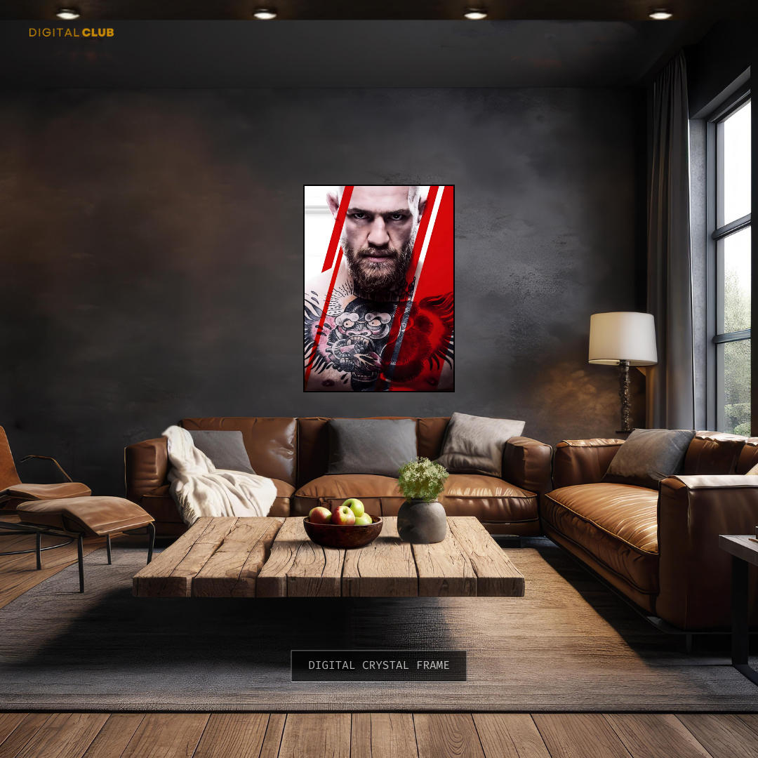 Connor McGregor Double Champ Premium Wall Art