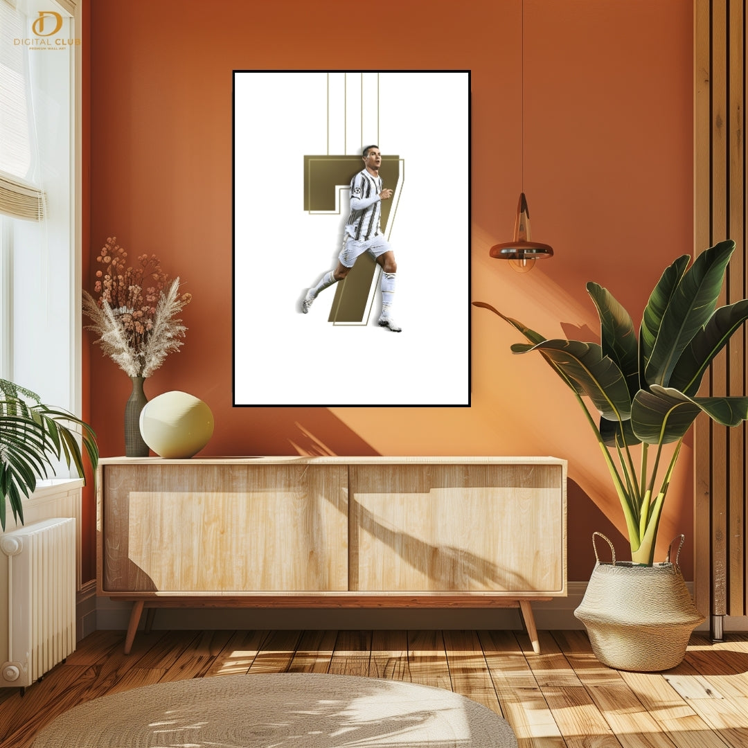 Cristiano Ronaldo 3 - Football - Premium Wall Art