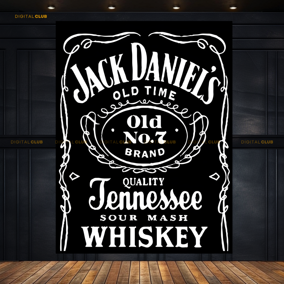 Jack Daniels - Artwork - Premium Wall Art