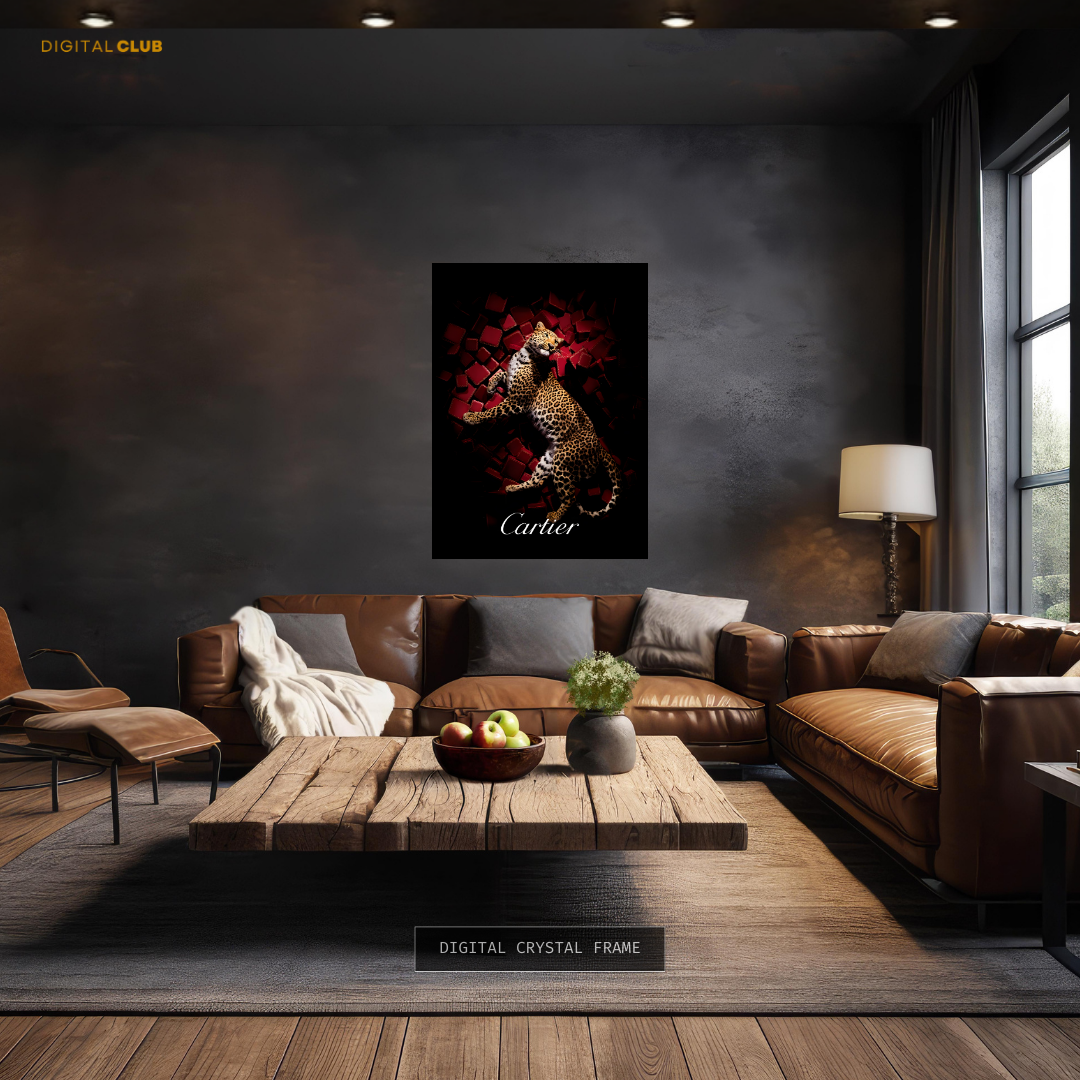 Cartier Cheetah Premium Wall Art