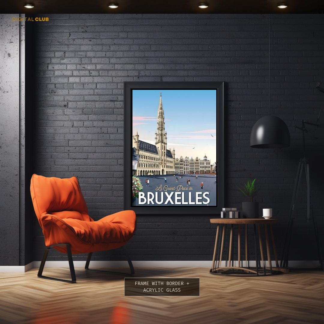 Brussels Grand Place - Premium Wall Art