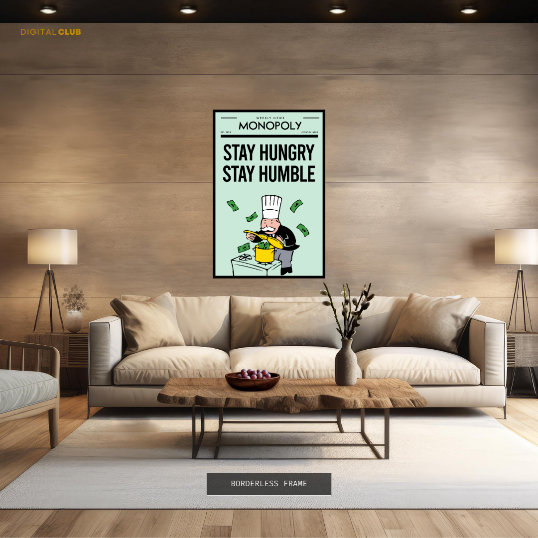 Monopoly Quote 4 Premium Wall Art