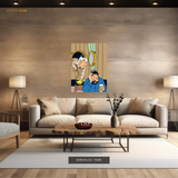 Tin Tin  - Cartoon Character 1 - Premium Wall Art