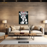 Looney Toons Bugs Bunny Smash Premium Wall Art