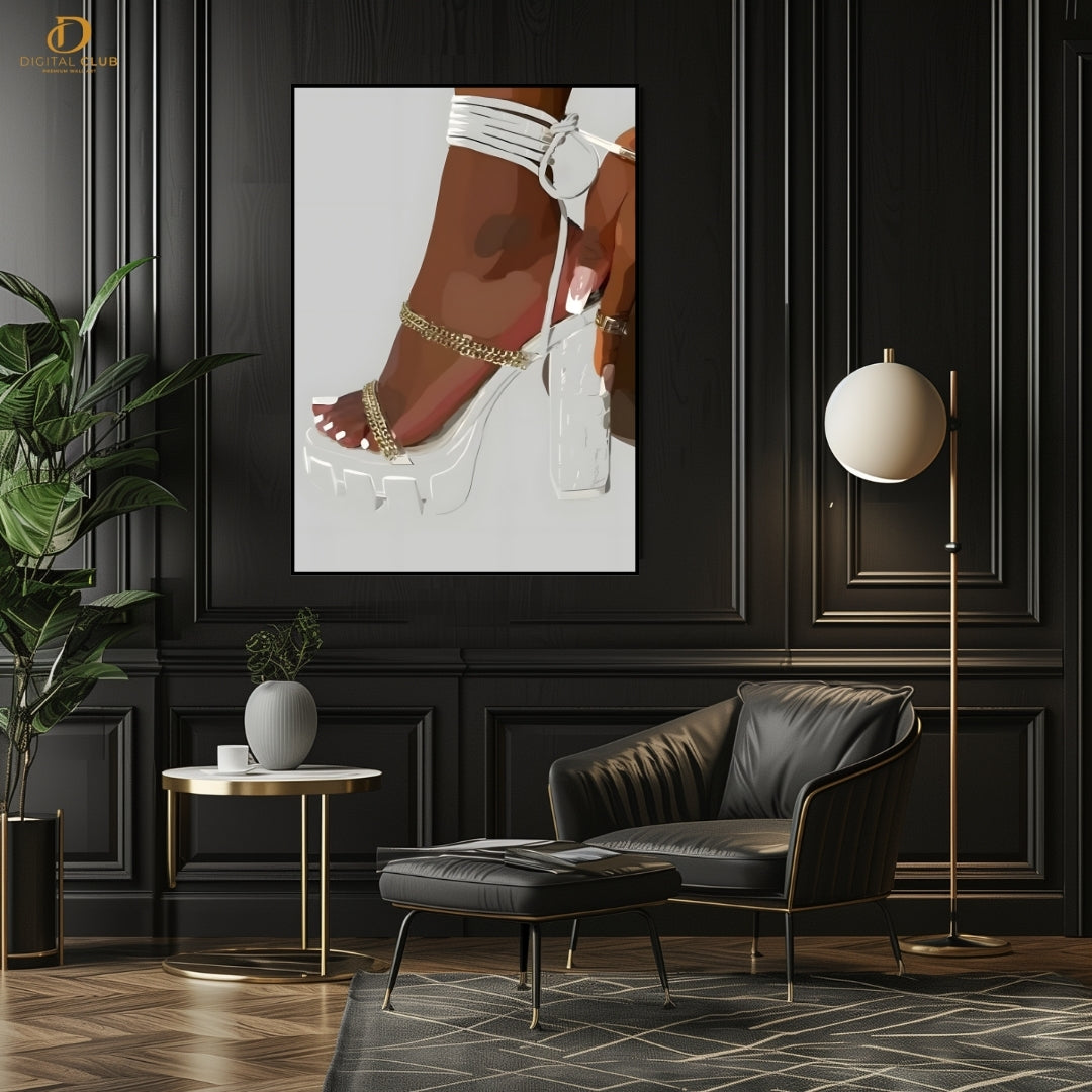 High Heels - Fashion & Style - Premium Wall Art