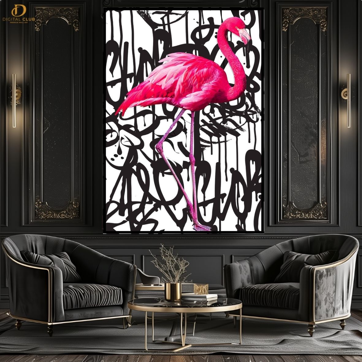 Ostrich Artwork - Pop Art - Premium Wall Art - Art Digital Club