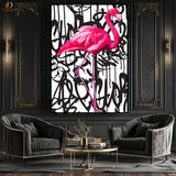 Ostrich Artwork - Pop Art - Premium Wall Art - Art Digital Club