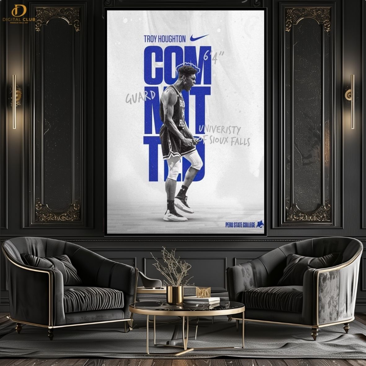 TROY HOUGHTON  - Basketball - Premium Wall Art