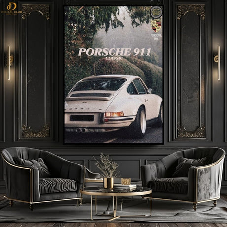 Porsche 911 (classic)  - Cars- Premium Wall Art