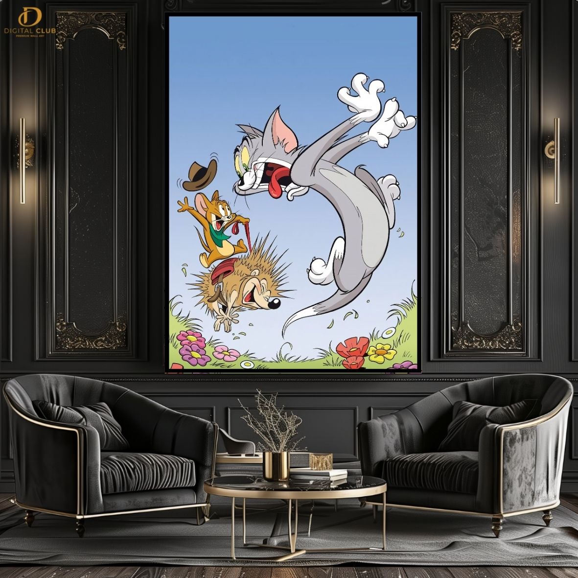 Tom and Jerry 2 - Cartoon - Premium Wall Art