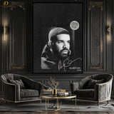 Drake Graham- Scorpion Album  - Music Artist - Premium Wall Art