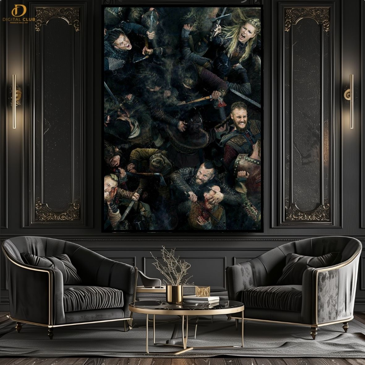 VIKINGS - TV SERIES  - Premium Wall Art