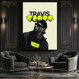 Travis Scott 14 -Music Artist- Premium Wall Art
