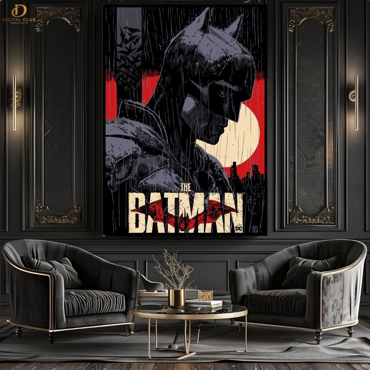 BATMAN - VINTAGE - Premium Wall Art