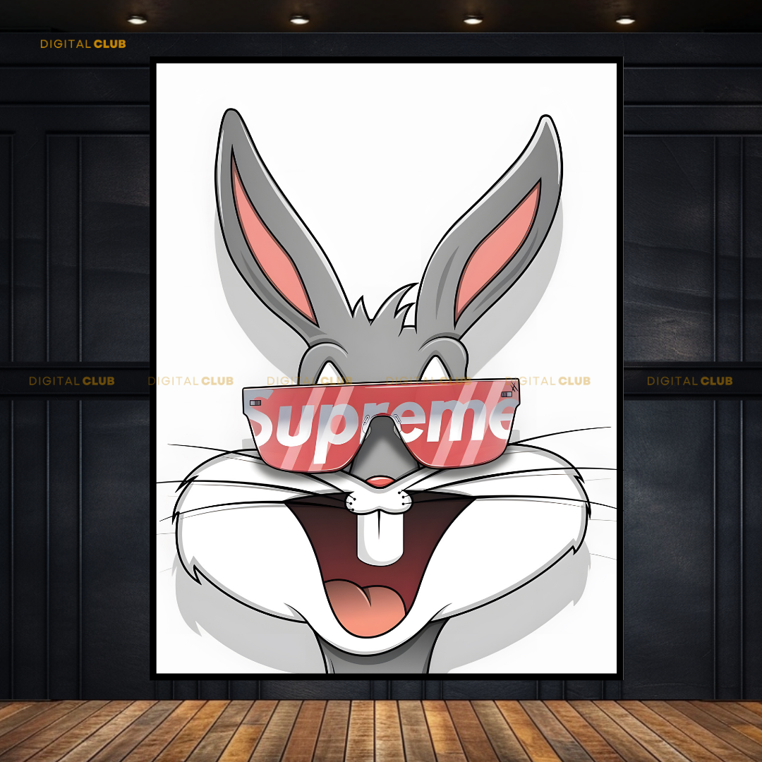 Bugs Bunny Looney Tunes Supreme Artwork Premium Wall Art