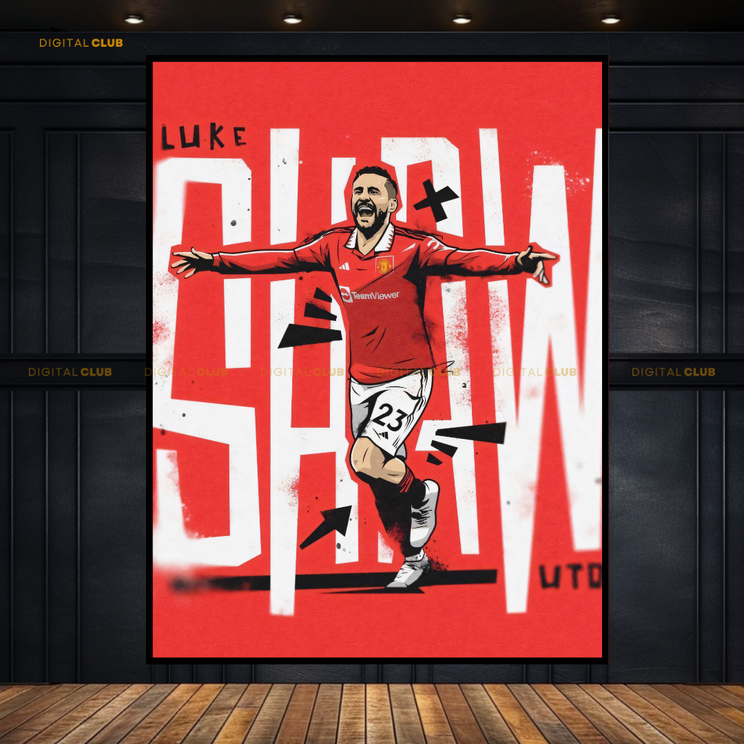 Luke Shaw Artwork Premium Wall Art