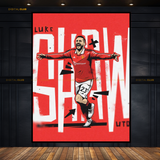 Luke Shaw Artwork Premium Wall Art