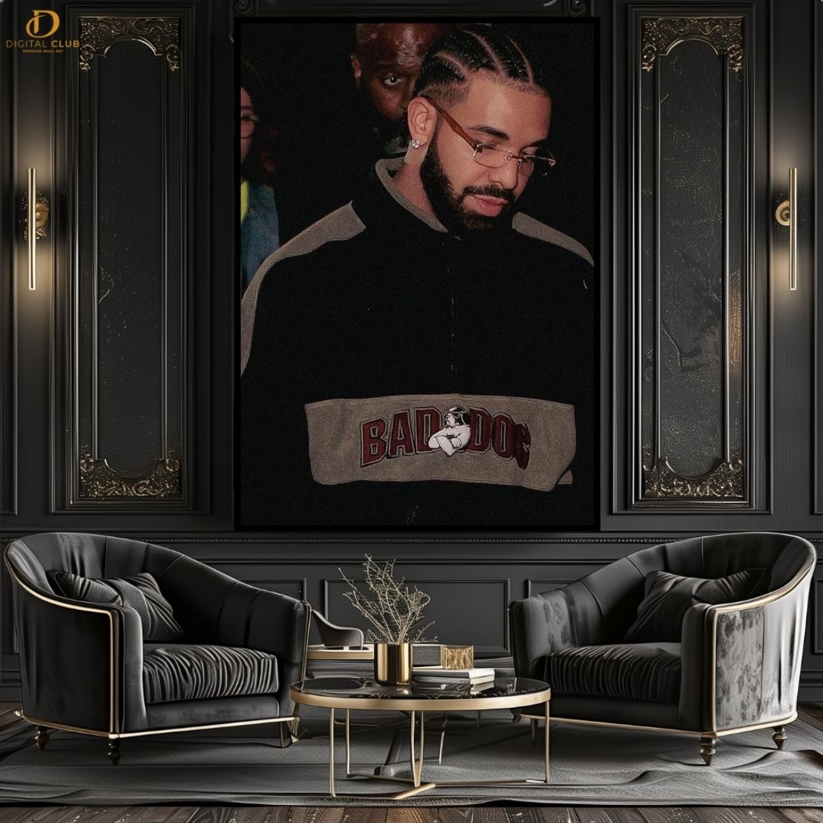 Drake Graham Shades  - Music- Premium Wall Art