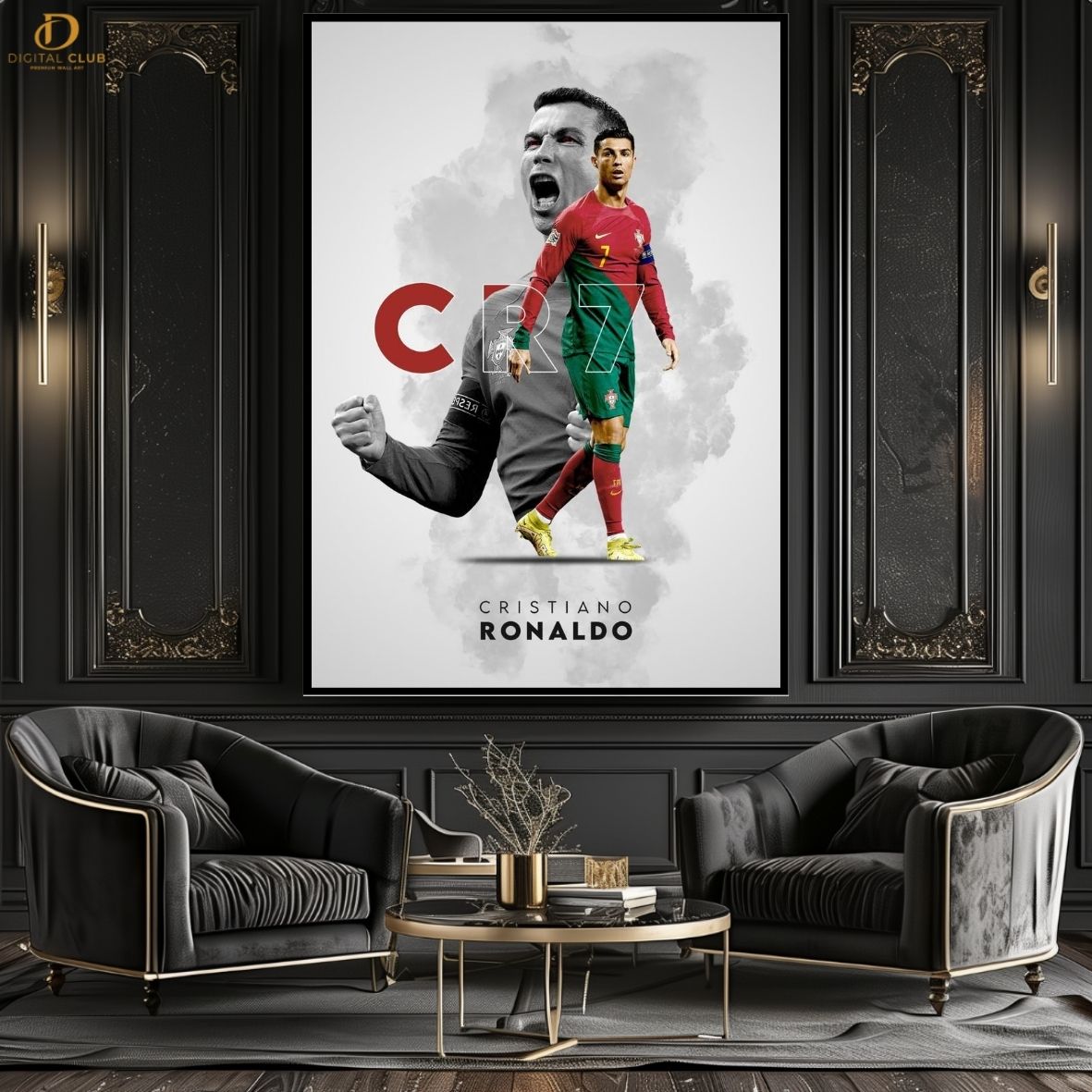 Ronaldo Cr7 - Football - Premium Wall Art