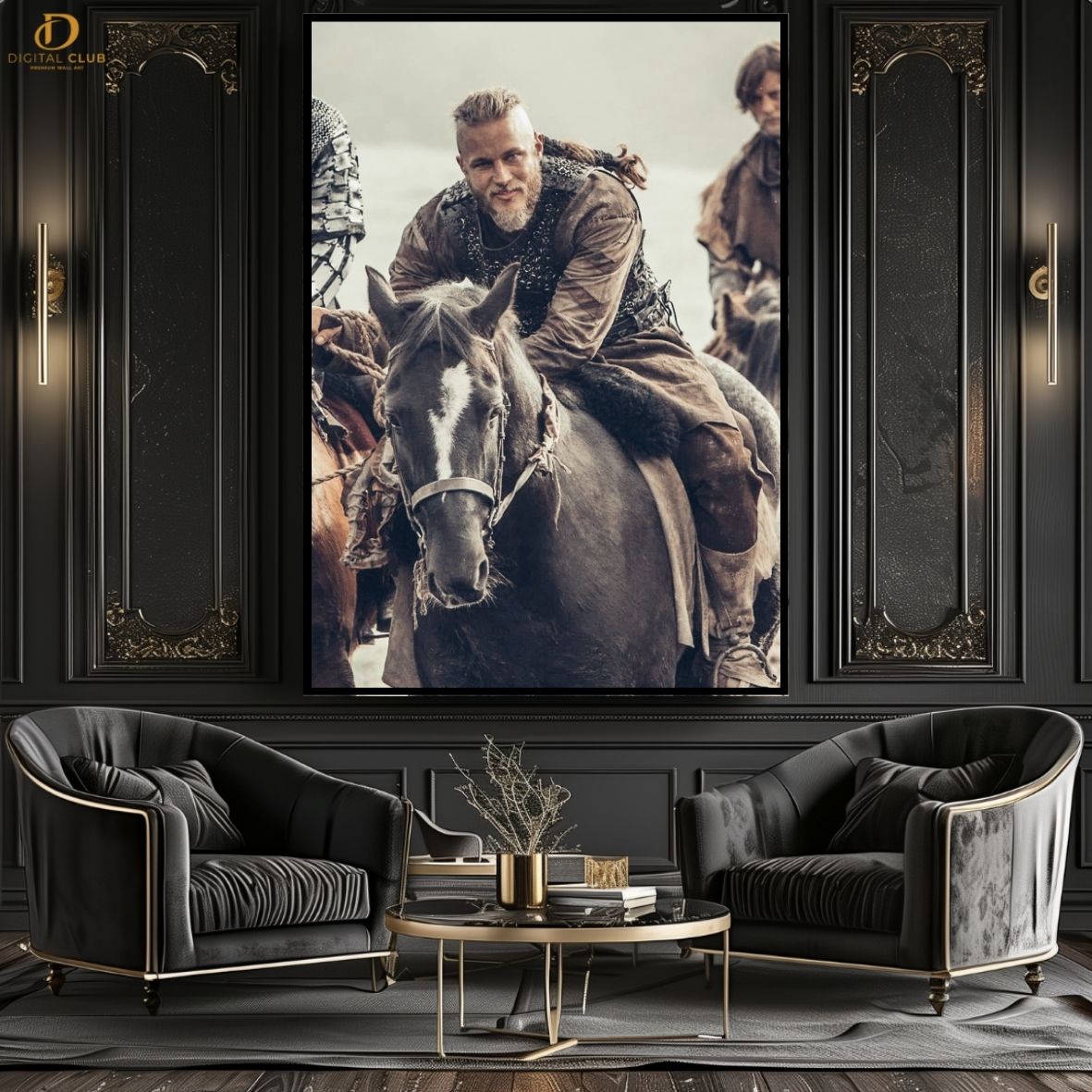 Ragnar Vikings - Tv Series  - Premium Wall Art