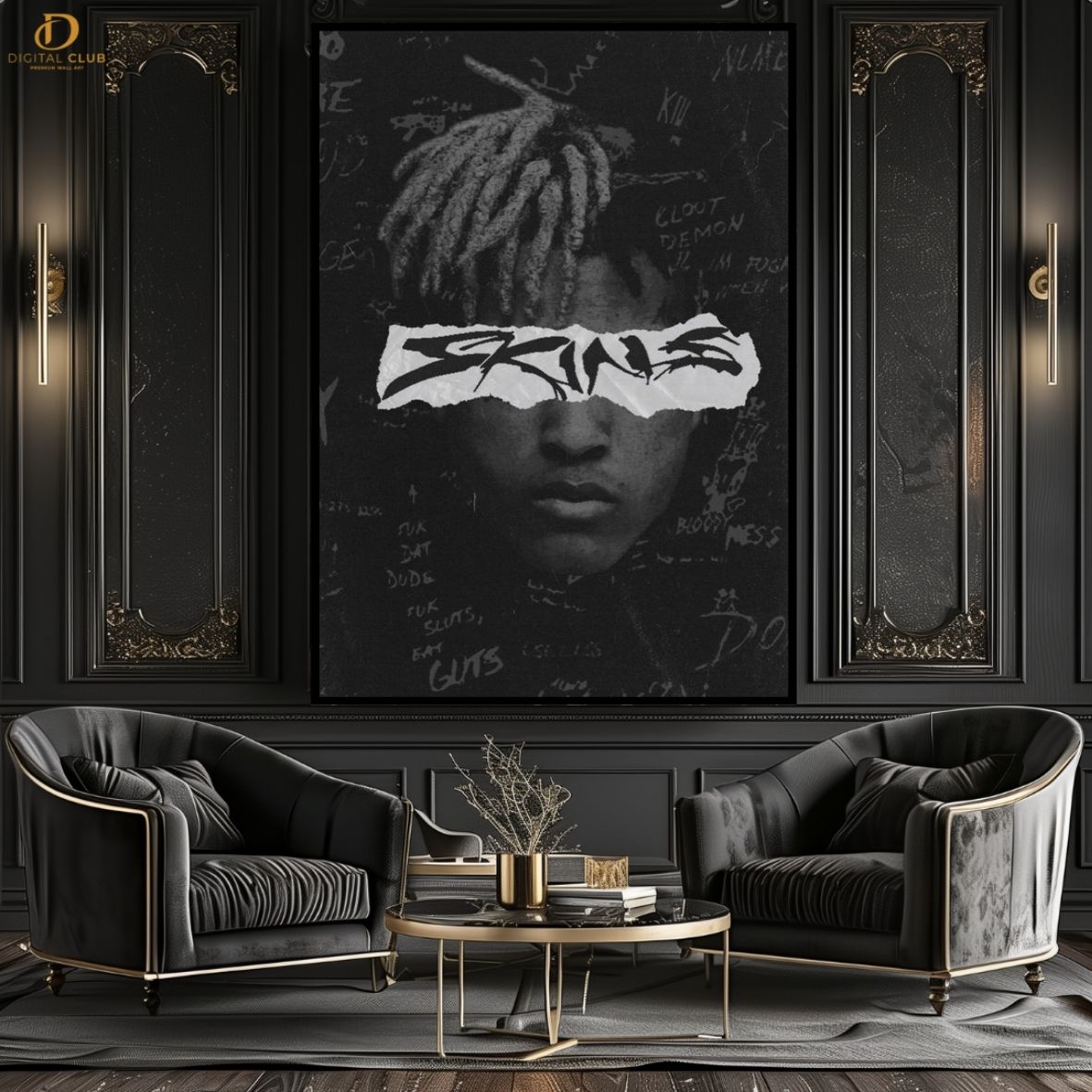 XXXTentacion -Music Artist- Premium Wall Art - Art Digital Club