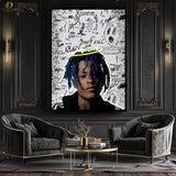 XXX Tentacion - Music  - Premium Wall Art