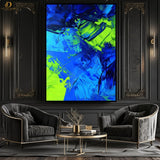 Oil Painting Artwork 2 -Abstract- Premium Wall Art
