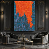 Builiding Art - Vintage - Premium Wall Art