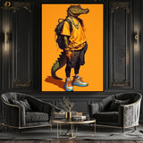 Corodile Man- Trendy- Premium Wall Art - Art Digital Club