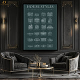 Houses Style - Trendy - Premium Wall Art