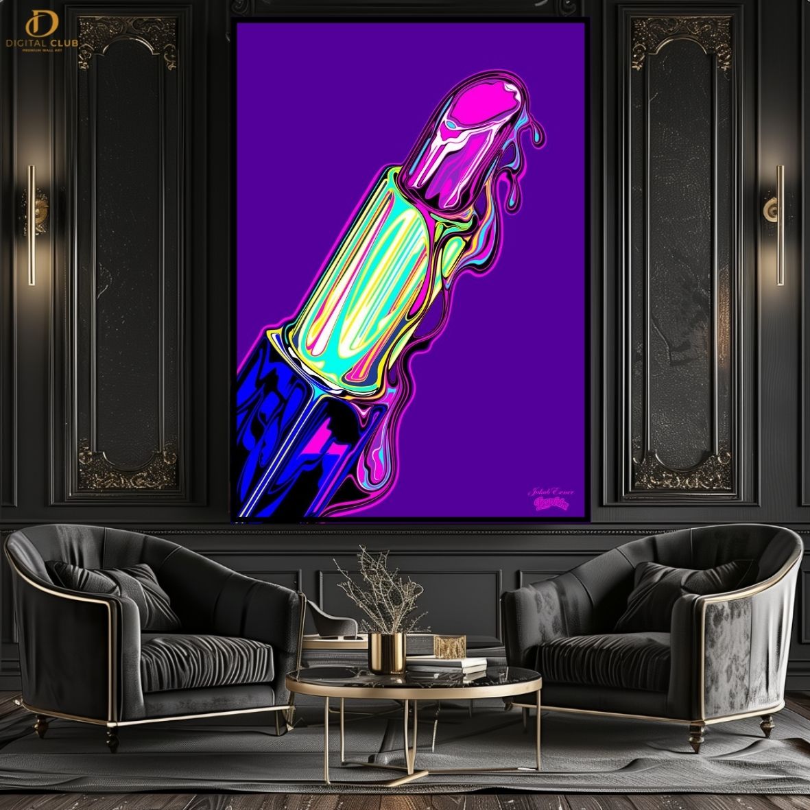 Lipstick Artwork -Trendy- Premium Wall Art - Art Digital Club