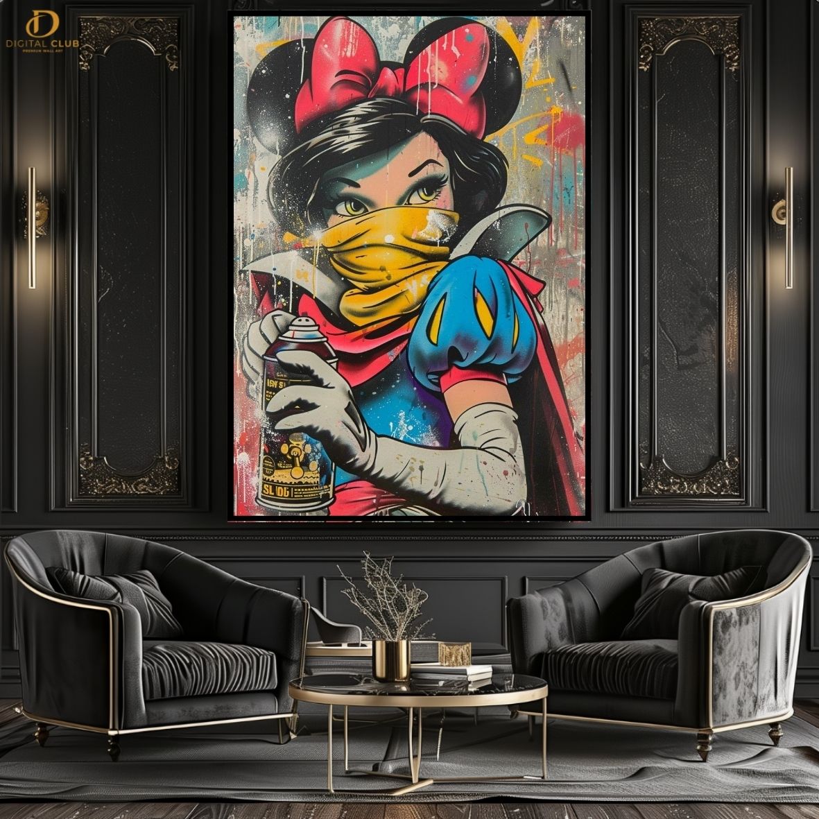 SnowWhite- Pop Art- Premium Wall Art