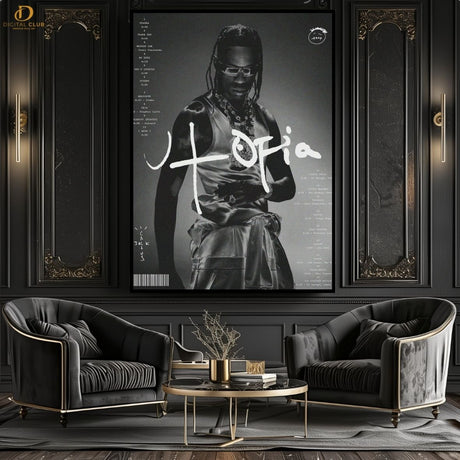 Travis Scott 13 -Music Artist- Premium Wall Art